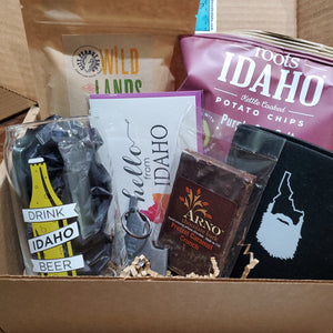 Idaho Snack Box, local gifts Handmade Idaho