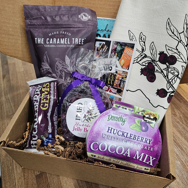 Taste of Huckleberry Box, Local Gifts from Idaho