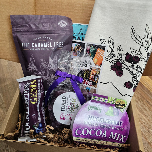 Taste of Huckleberry Box, Local Gifts from Idaho