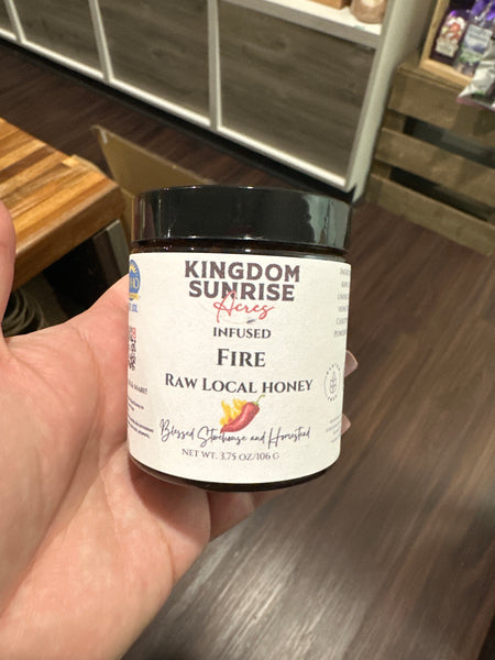 Infused Fire Local Raw Honey 3.75oz