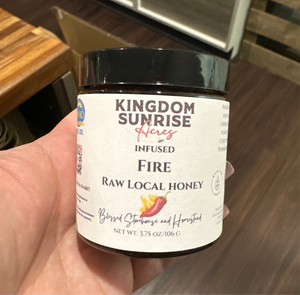 Infused Fire Local Raw Honey 3.75oz