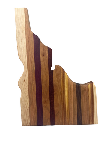 Idaho Shaped 9" X 15" X 1.25" Exotic Hardwood Cutting Board