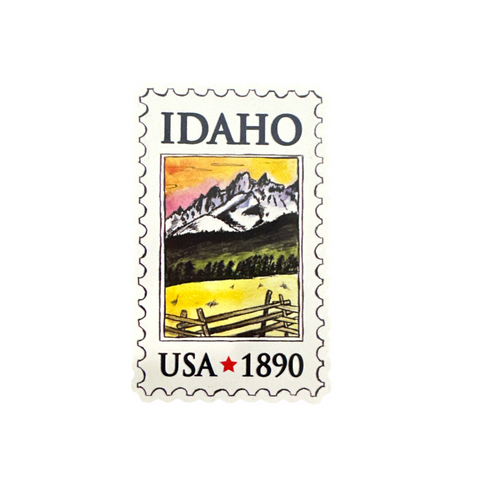 Idaho "Postage Stamp" Sticker