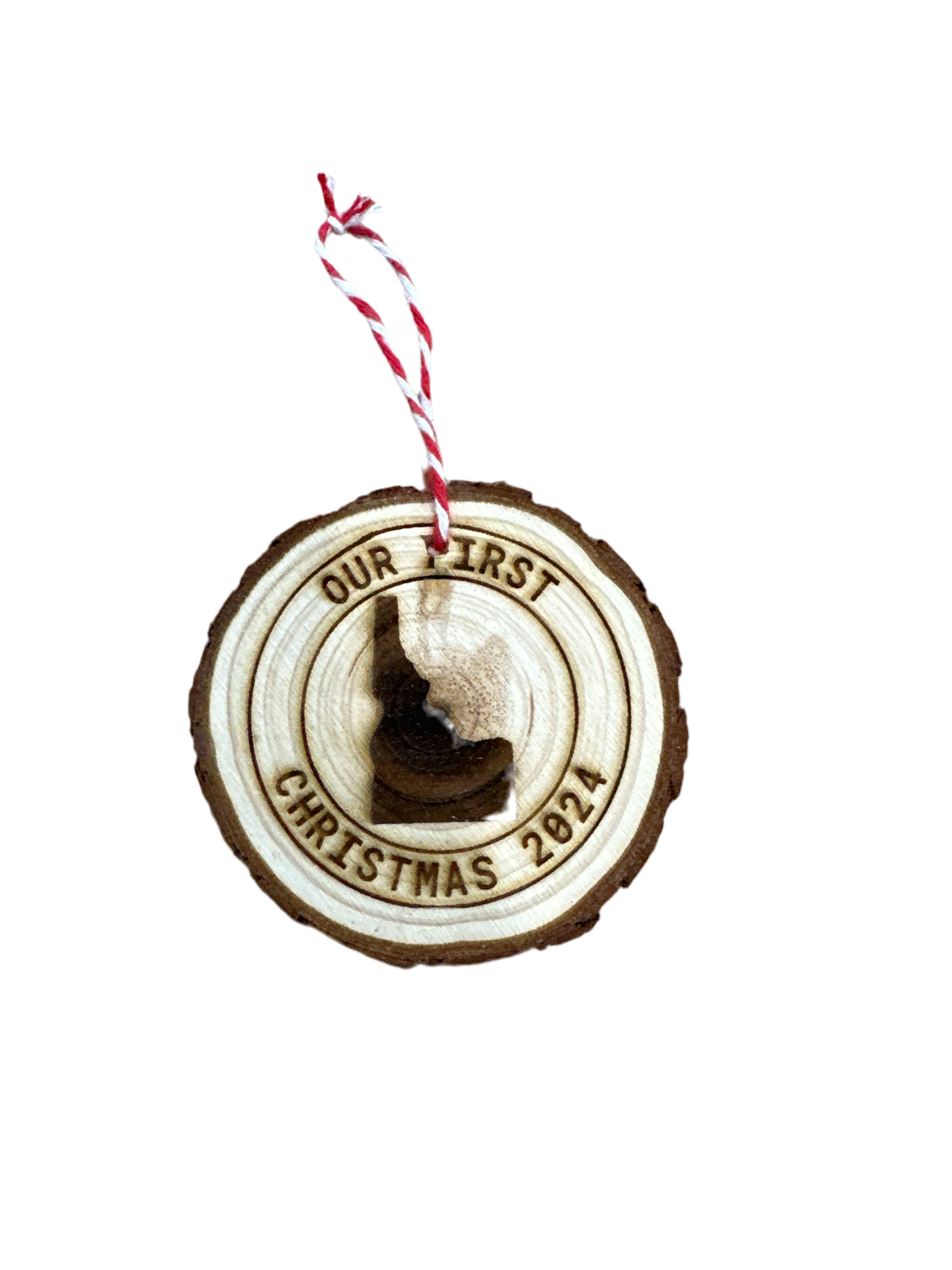 ORN Idaho First Christmas 2024 Ornament Live Edge