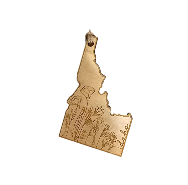 Wild Idaho Wood Ornament