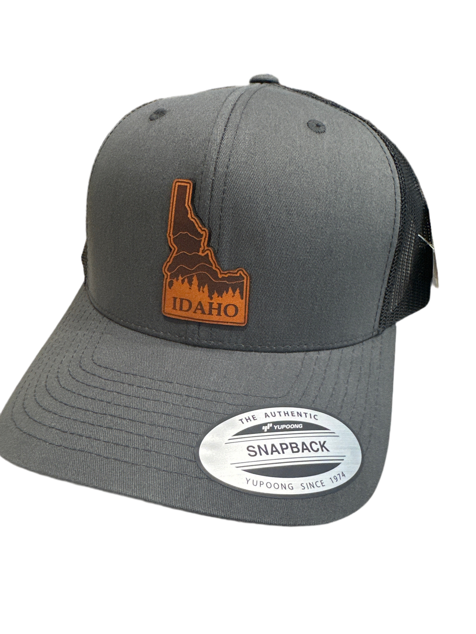 Idaho Mountain and Trees Adjustable Hat