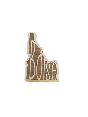 Boise Wood Magnet