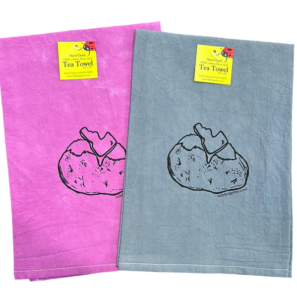 Dyed Idaho Spud “Baked Potato” Tea Towel