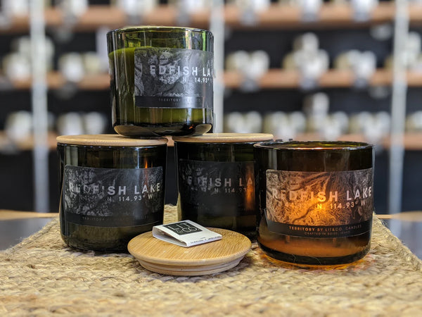 Territory Lit & Co Candles, Assorted Scents(McCall, Redfish, Boise and Idaho!