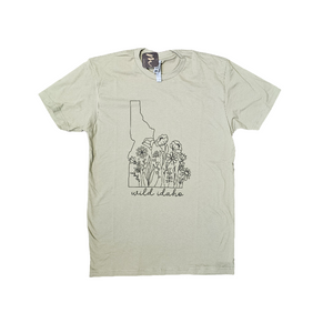 Wildflower State Tee, Light Olive