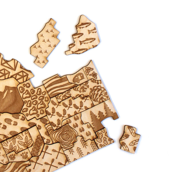 Lost Little Things - Idaho Counties Wood Puzzle