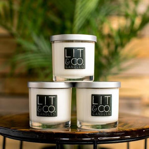 Lit & Co Candles, Silver Lid- Assorted Scents Including Huckleberry!