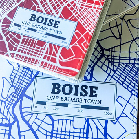 Boise Map Lined Journal