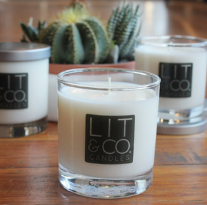 Lit & Co Candles, Silver Lid- Assorted Scents Including Huckleberry!