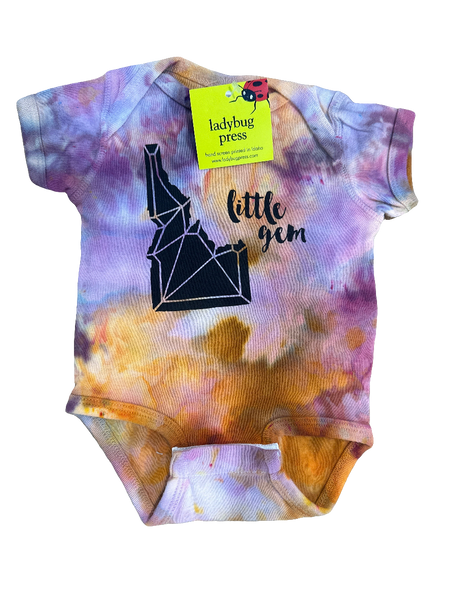 Idaho Gem Onesie, Assorted Colors, Eco-friendly waterbased inks