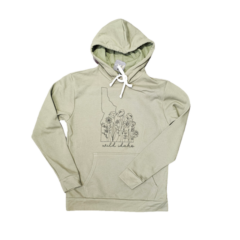 Wildflower State Hoodie, Olive