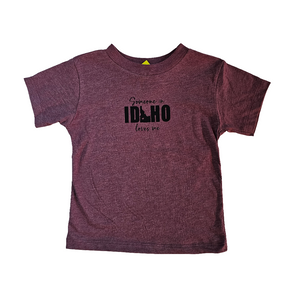 Toddler Someone in Idaho Loves Me T-shirt, eco-friendly waterbased inks 2T-5T